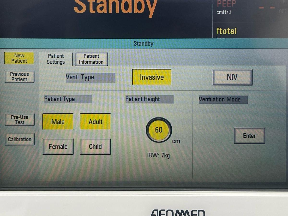 Used Aeonmed Ventilator Vg 70 YOM:2020