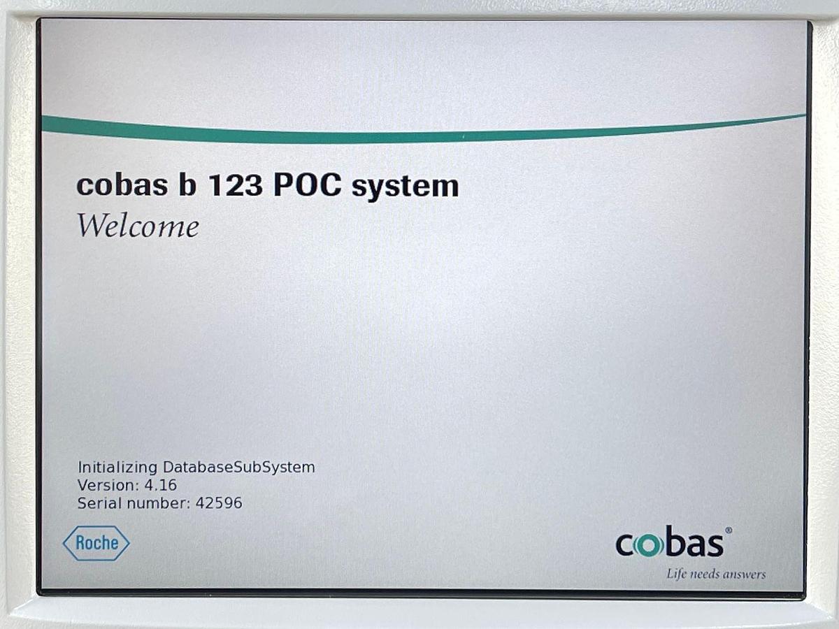 Used cobas b 123 ( 4 ) POC system YOM: 2020