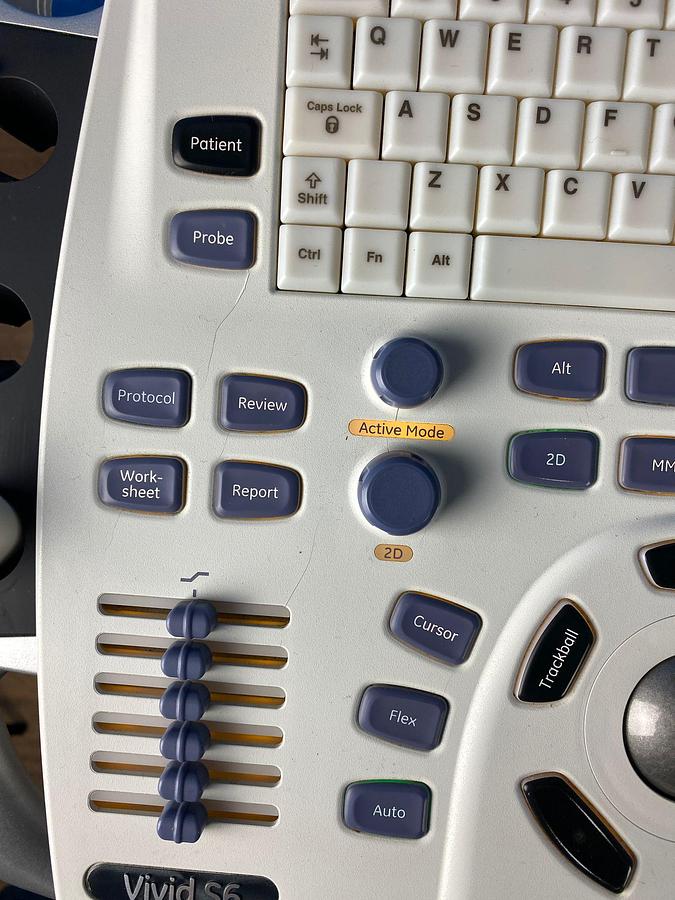 Used GE VIVID S6 YOM: 2013 Includes: M4S Cardiac Probe