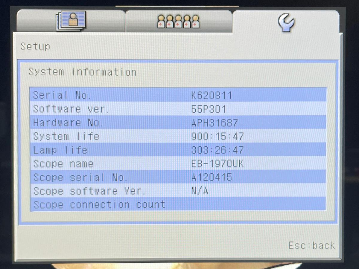 Used Pentax Scope Model: EB-1970UK Bronchoscope 