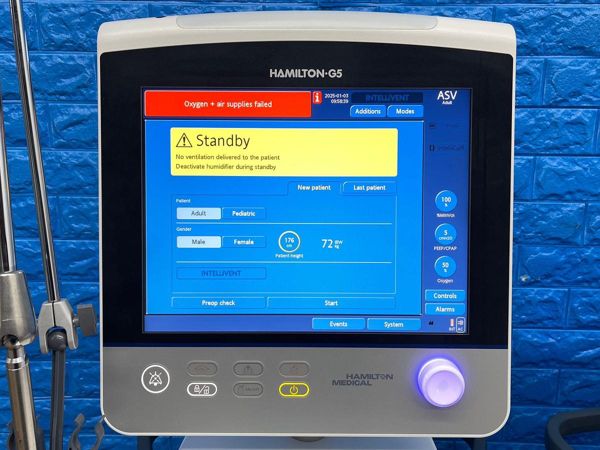 Used  Hamilton G5 Ventilator YOM: 2020 