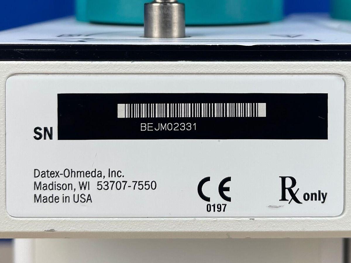 Used GE Datex-Ohmeda Tec 7 Sevoflurane