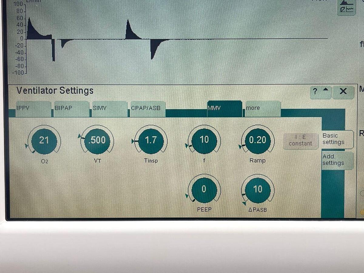 Used DRAEGER Evita XL Ventilator YOM