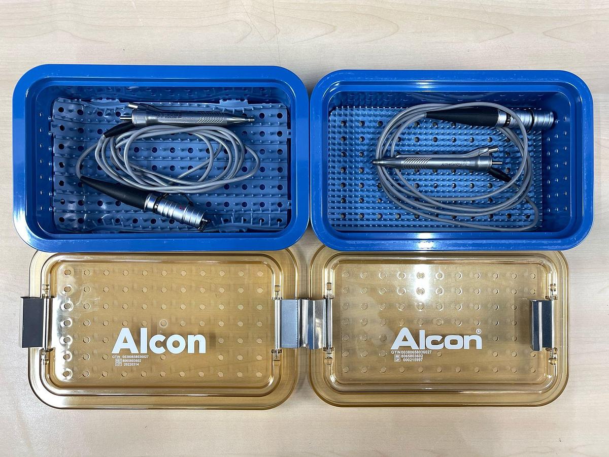 Used ALCON Active Sentry Hand piece REF: 8065752914 YOM: 2021 = 3 pieces YOM: 2022 = 4 pieces Hand piece
