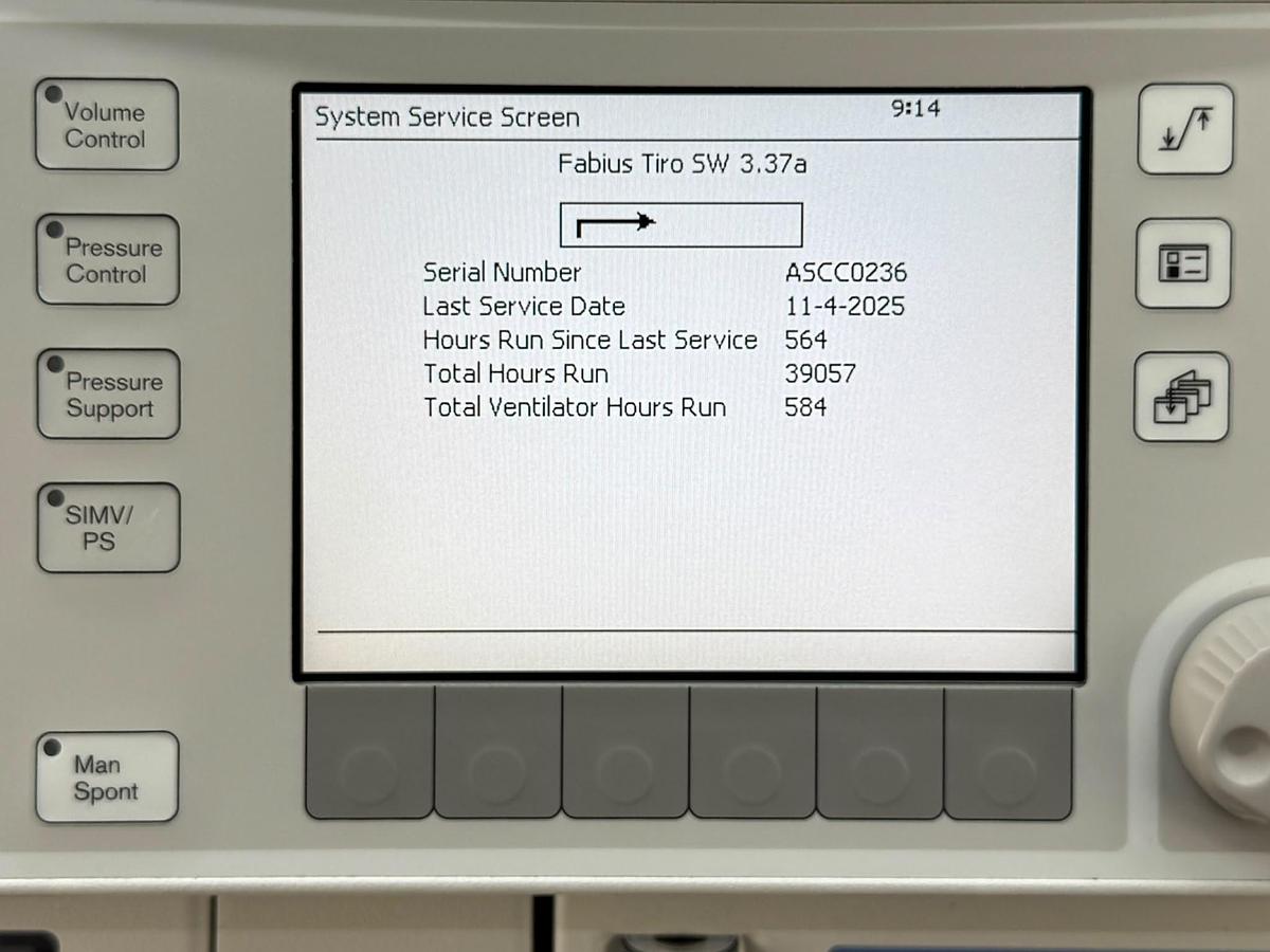 Used Dräger Fabius Tiro  YOM: 2011 