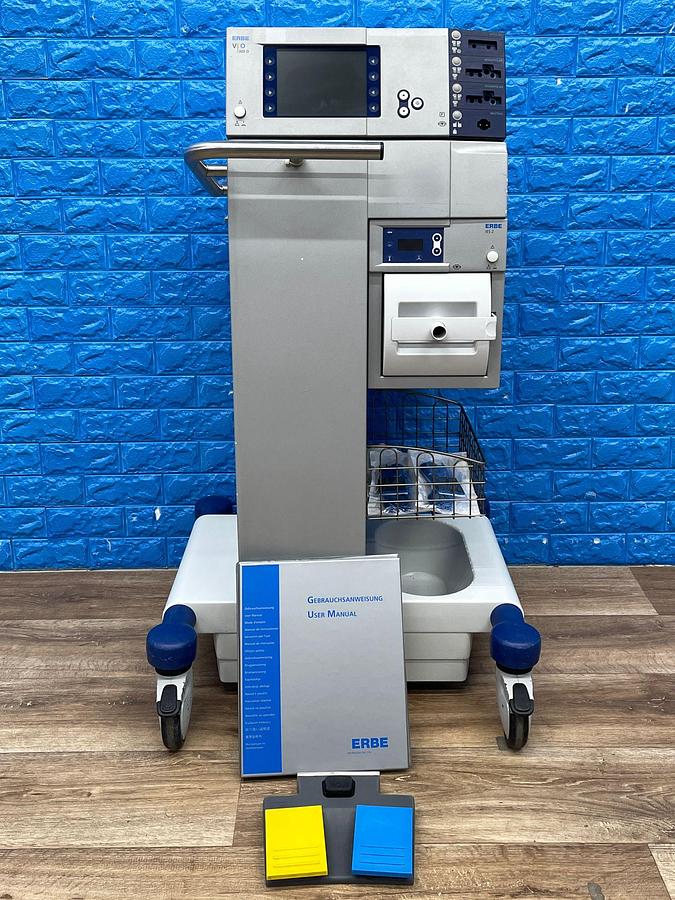 Used Erbe VIO 300D Includes Foot Switch, Erbe IES 2 Pump and ERBE user manual