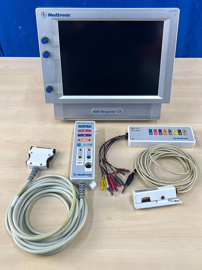 Used Medtronic NIM-Response 3.0 SN: 2NR3-0707 Includ Medtronic  NIM-Response 3.0 REF: 8253200 Nim 3.0 Patient Simulator  REF: 8253600 Nim Muting Detector REF: 68L1204