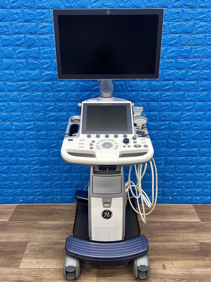 Used GE Logiq P9 Ultrasound YOM: 2016 With 2 Probes