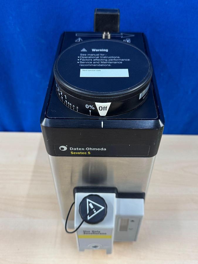 Used GE Datex-Ohmeda Tec 5 SevoFlurane