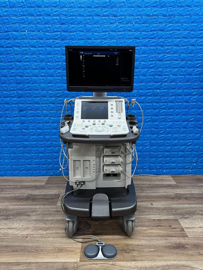 Used Toshiba Aplio 500 Ultrasound YOM: 2019 Probes  PLT-1005BT YOM: 2019 PLT-1204BT YOM: 2019 PLT-1202BT YOM: 2019