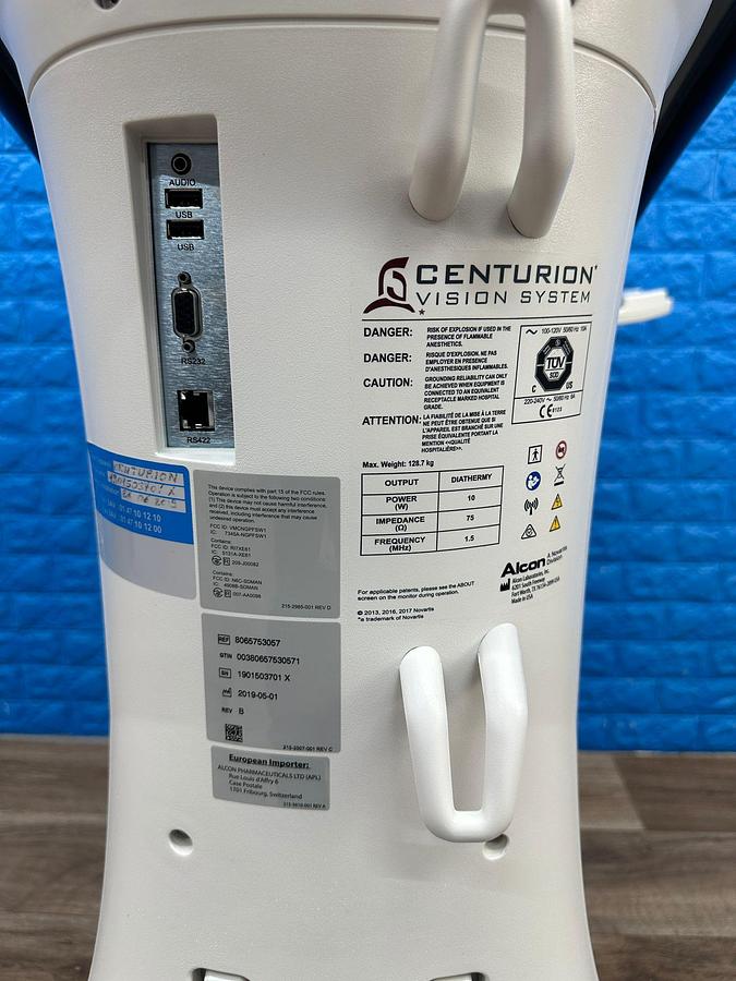 Used Alcon Centurion  YOM: 2019