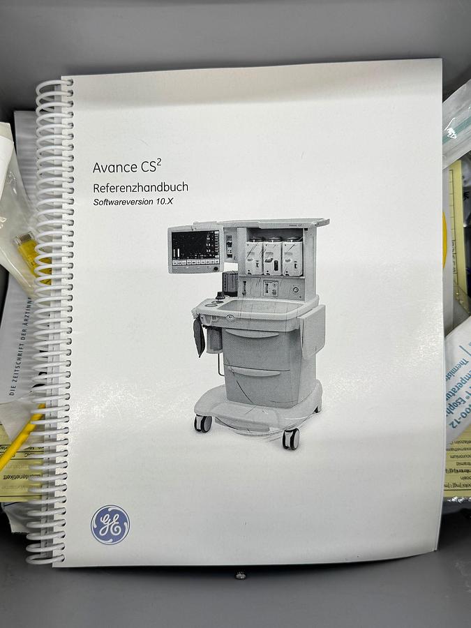 Used GE Avance CS2 Anesthesia  YOM: 2013 SN: APKT02355 Include  GE Tac 7 Sevoflurane Vaporizer