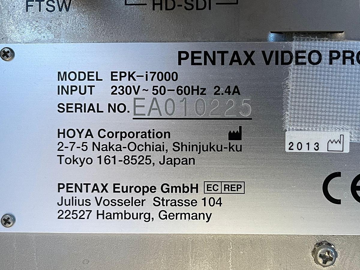 Used Pentax tower Pentax Processor : EPK- i7000 YOM: 2013 Include Pentax OS-A61 Foot Switch  Sony Colour Printer  Water Bottle