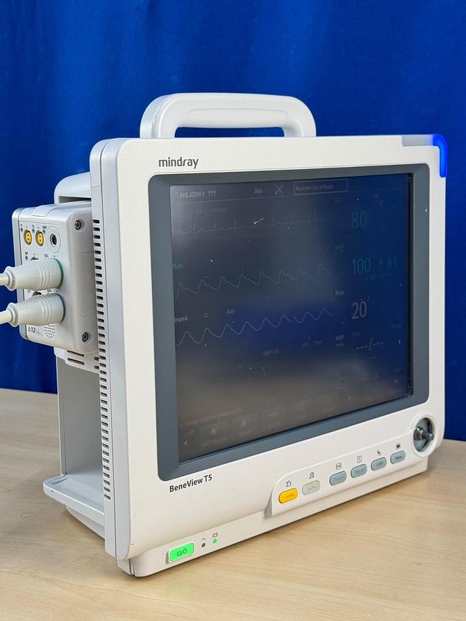 Used Mindray Bene View T5 Patient Monitor Include Mindray Bene View T1 Module