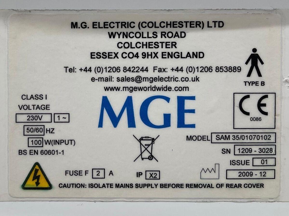Used MGE SAM Electric Pump