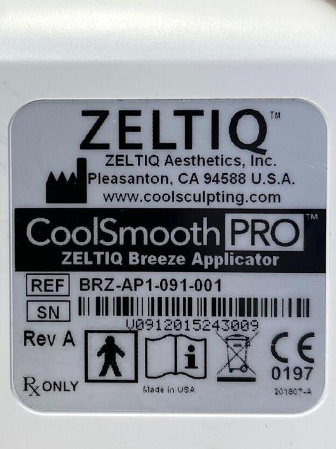 Used Pre-Owned - Excellent ZELTIQ CoolSmooth PRO BRZ-AP1-091-001