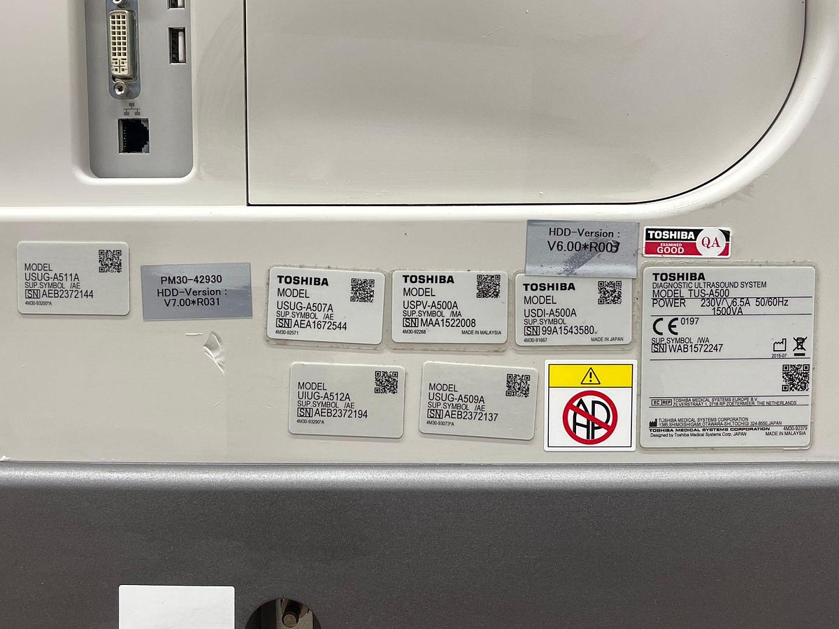 Used TOSHIBA Aplio 500 YOM: 2015