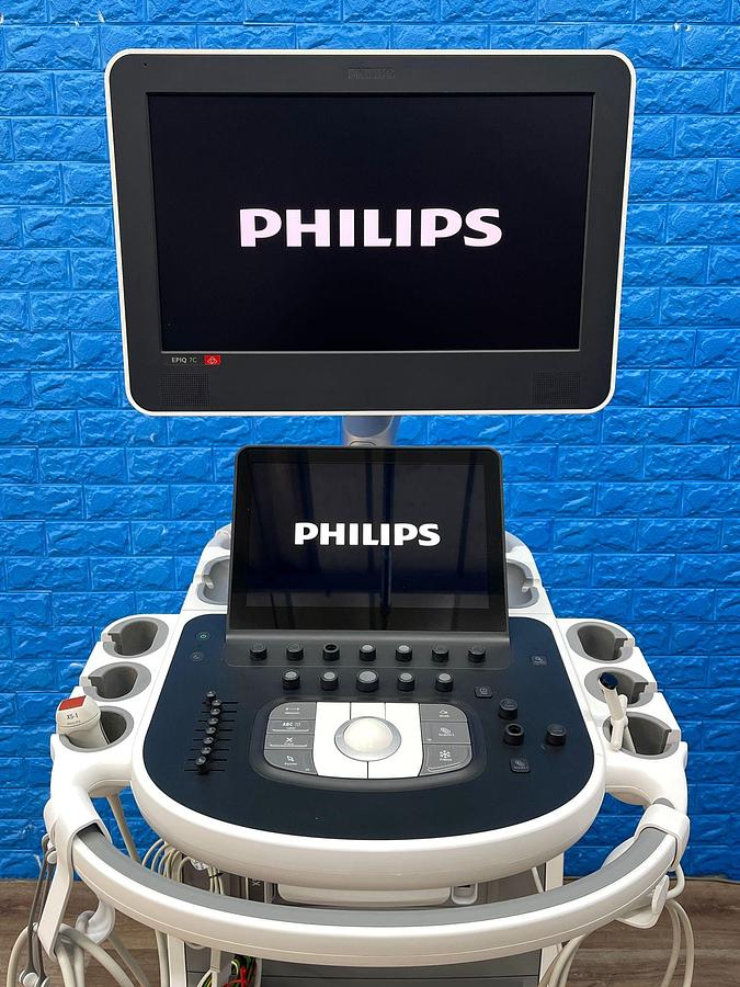 Used Philips EPIQ 7C Ultrasound  SW: HW A.1 YOM: 2016 SN: US616B0913 Probe  X5-1 