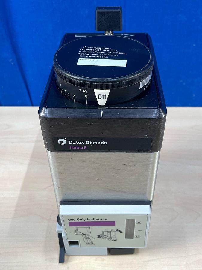 Used GE Datex-Ohmeda Tec 5 Isoflurane Vaporiser