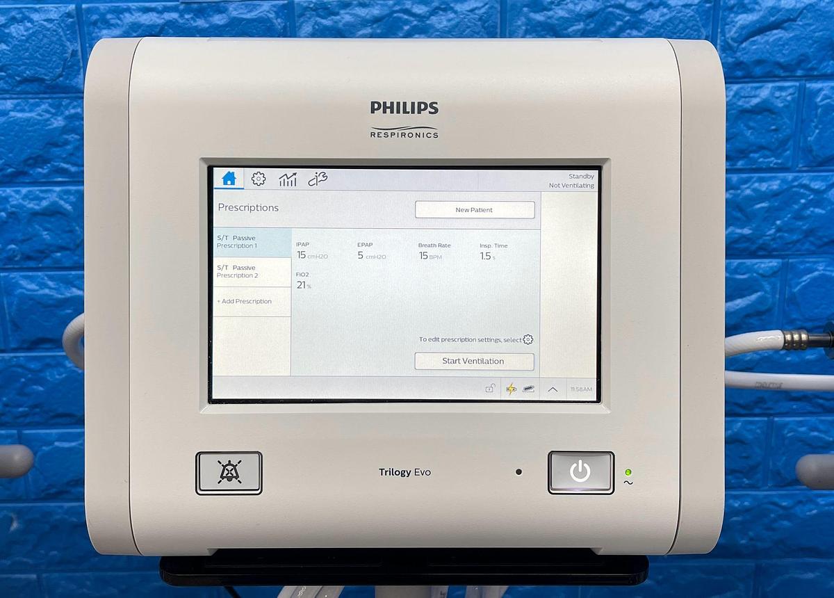 Used Philips Trilogy EVO Ventilator -5 pieces