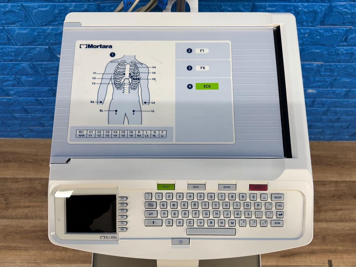 Used Mortara ELI 250c Electrocardiograph ECG REF: EL I250c-BCB-BAFAX 