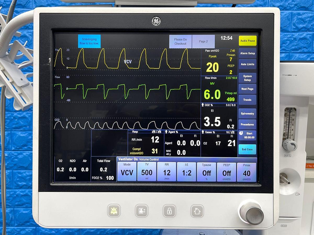 Used GE Datex Ohmeda Carestation 650 Anesthesia  YOM: 2015 
