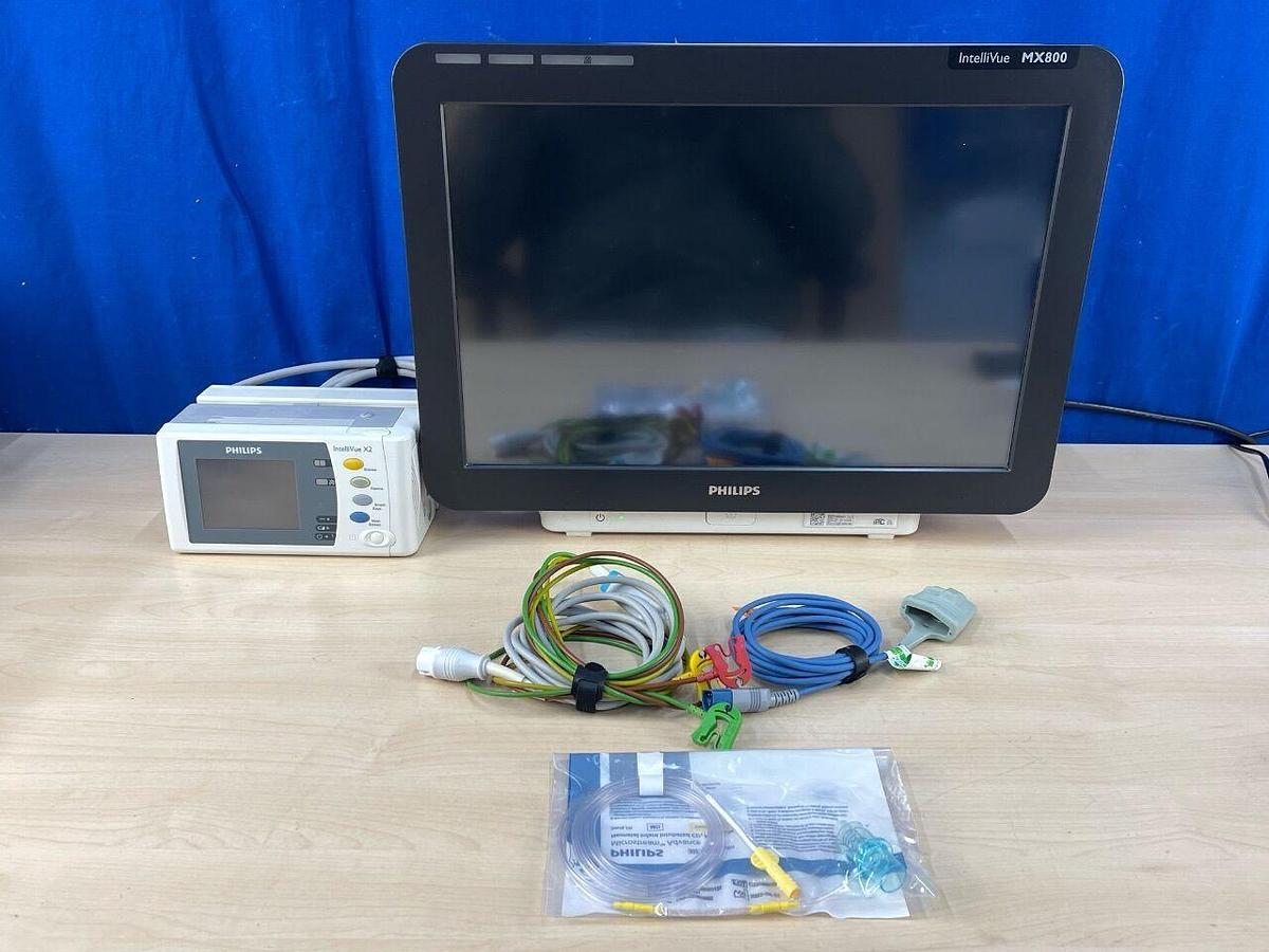 Used PHILIPS IntelliVue MX800 Patient Monitor YOM