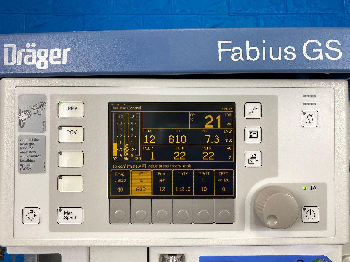 Used Dräger Fabius GS YOM: 2005.