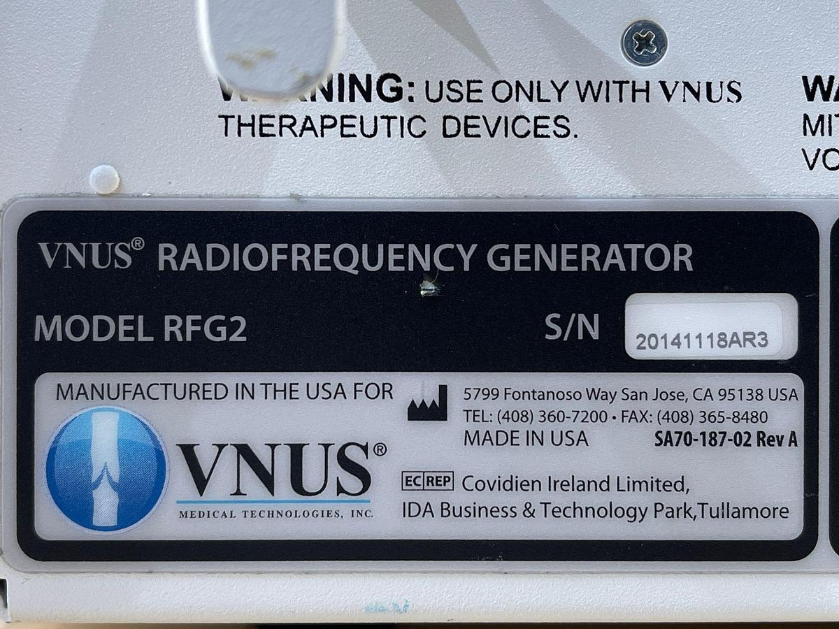 Used Covidien Valleylab VNUS RFG2 