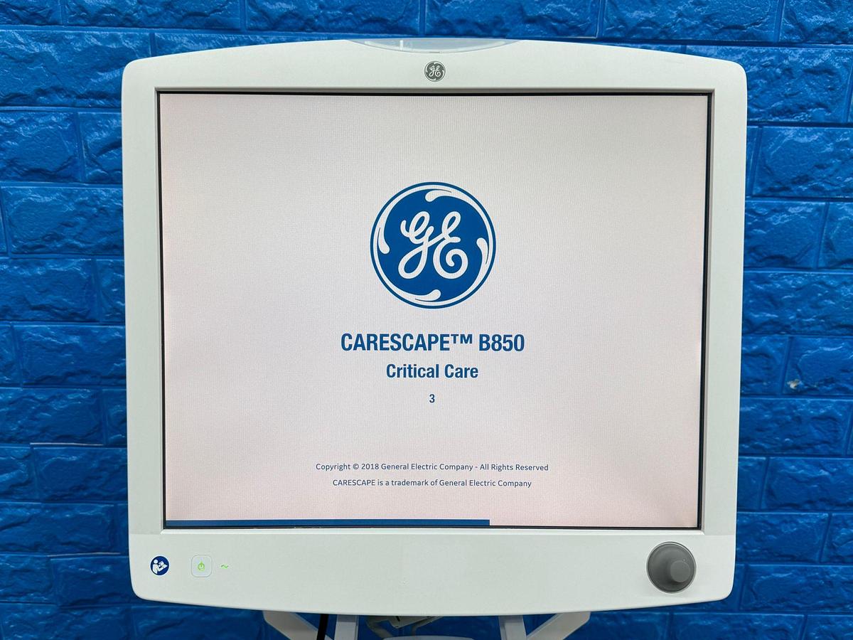 Used GE CareScape B850 Patient Monitor YOM: 2020 SN: SNR20270221HA