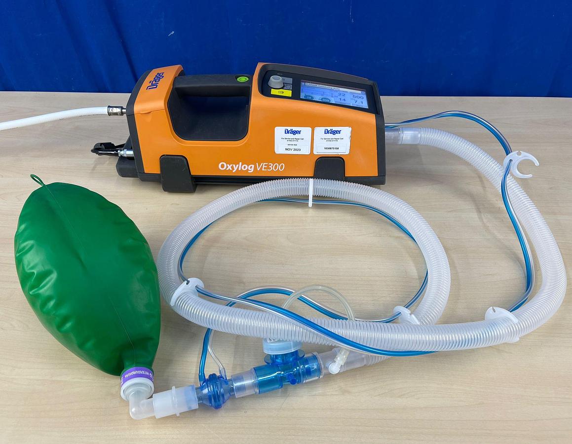 Used Dräger Oxylog VE300 Hours: 52 YOM: 2020