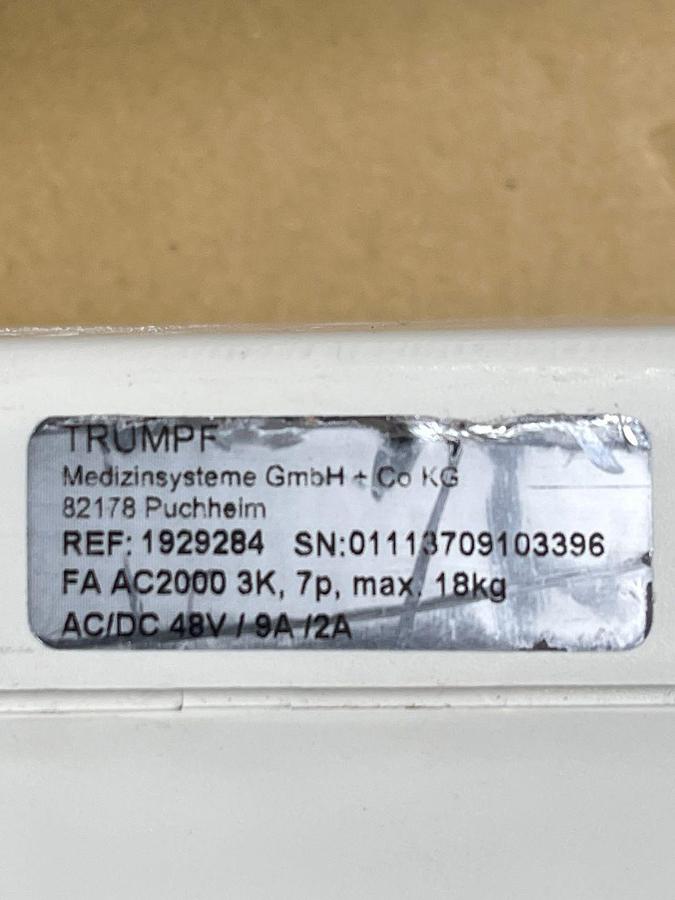 Used Trumpf Light YOM:2009