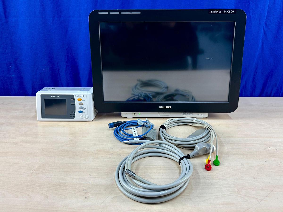 Used Philips IntelliVue MX800 Patient Monitor YOM: 2011
