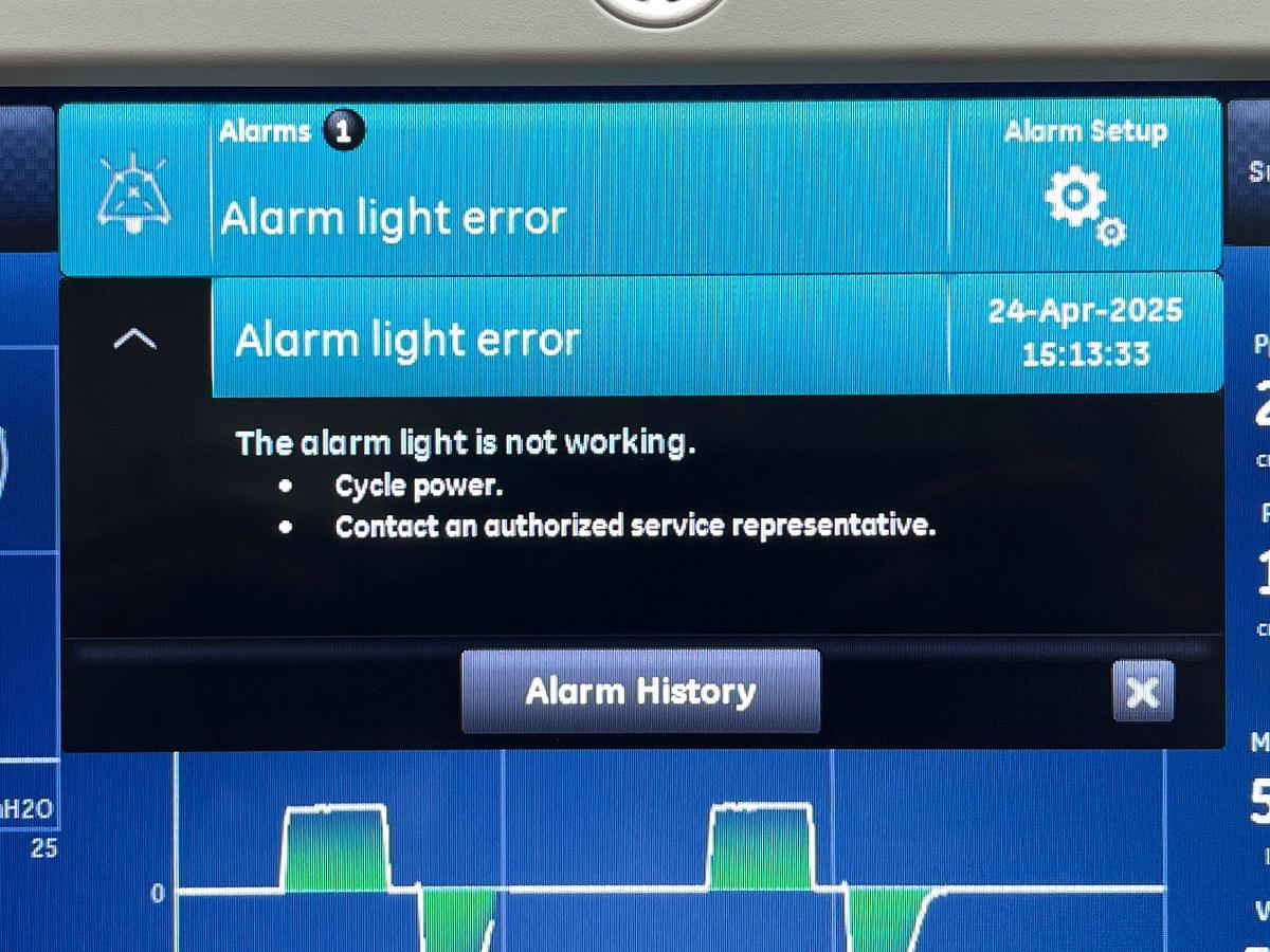 Used GE Carescape R-860 Ventilator YOM: 2020.