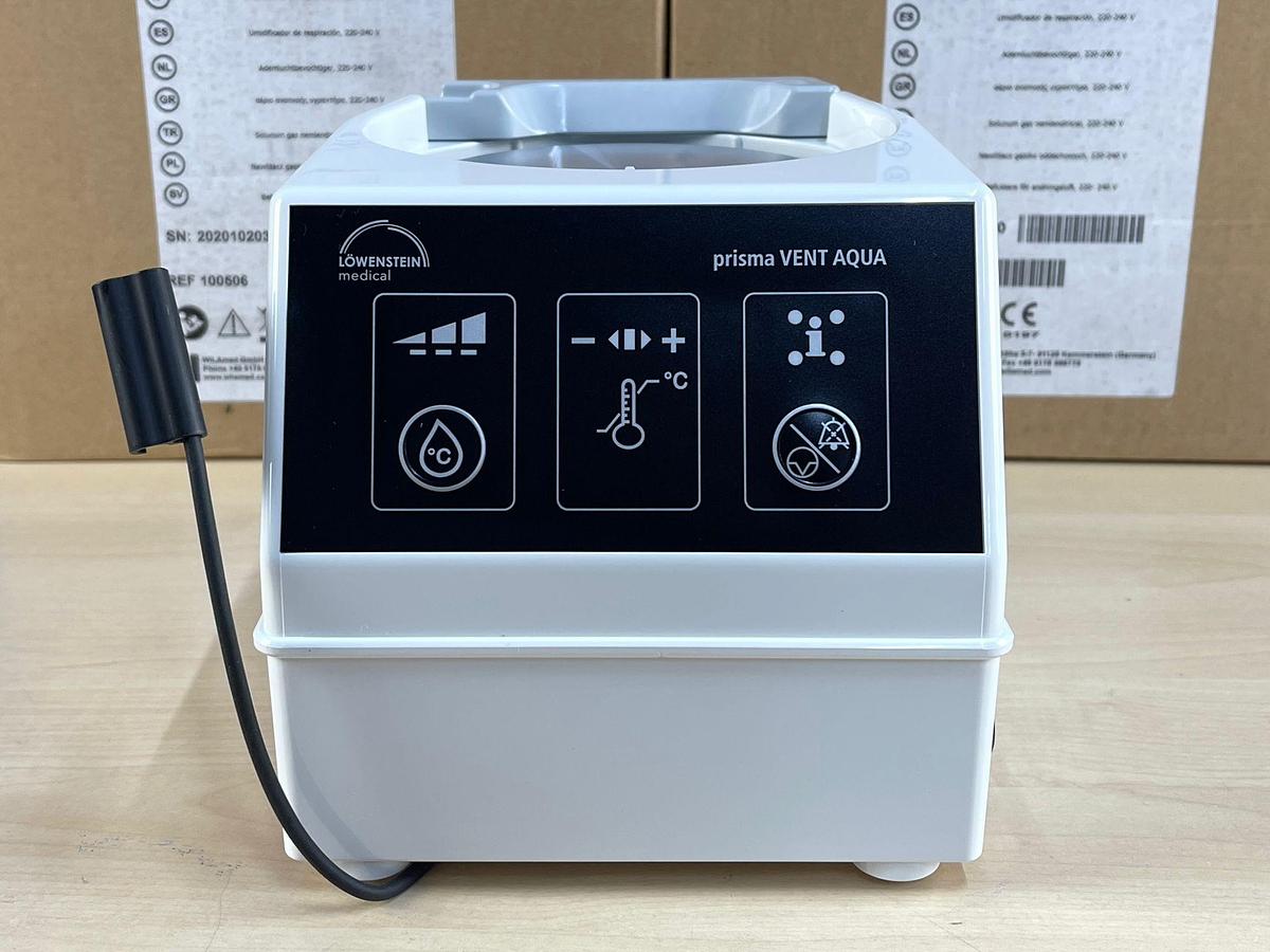 Used Lowenstein Prisma Vent Aqua REF: 100506 Brand New -3 pieces 