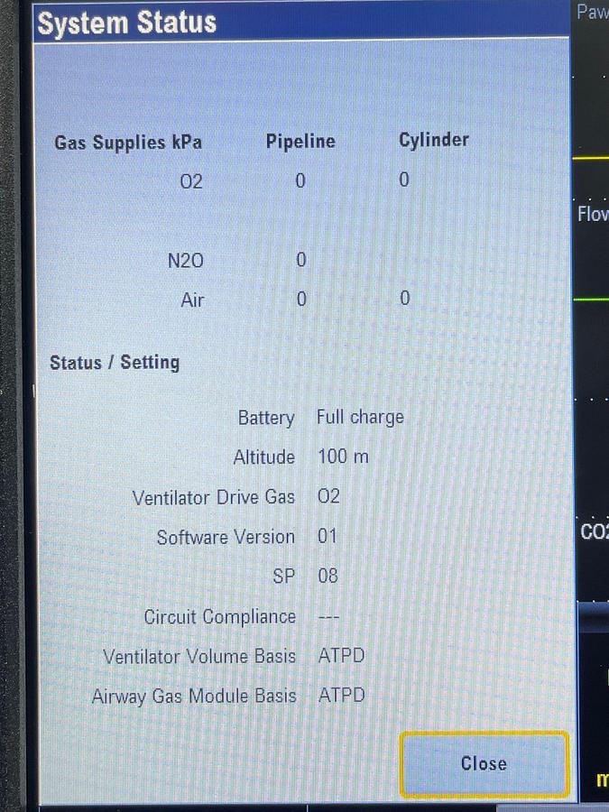 Used GE Datex Ohmeda Carestation 650 YOM: 2016 