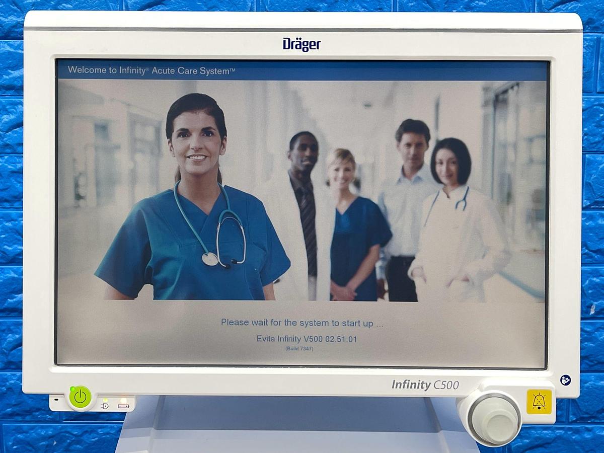 Used Dräger Evita InfinityV500 Ventilator, YOM: 2014