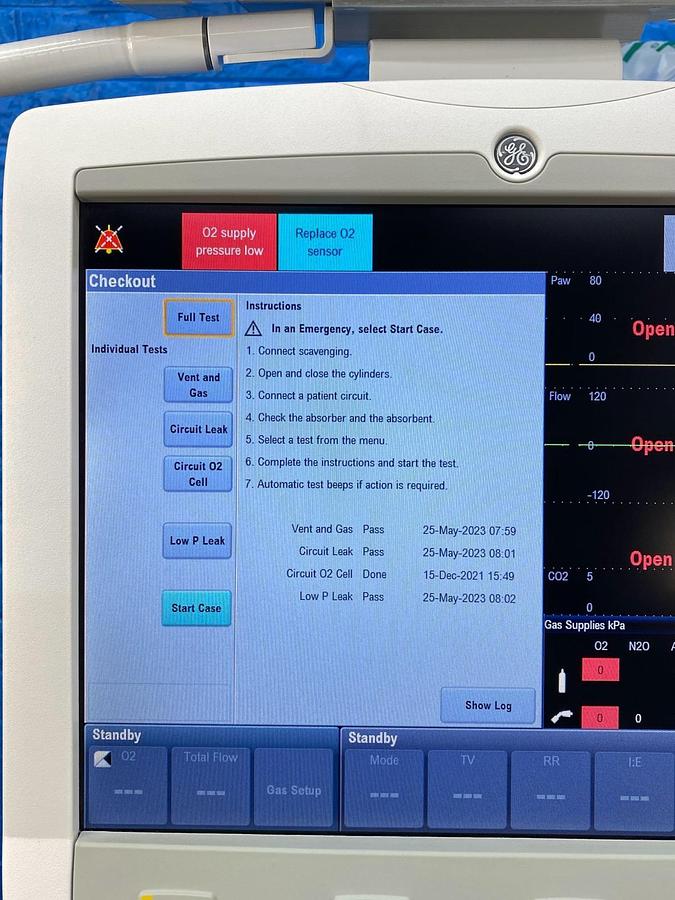 Used GE Datex-Ohmeda Avance CS2 YOM: 2015
