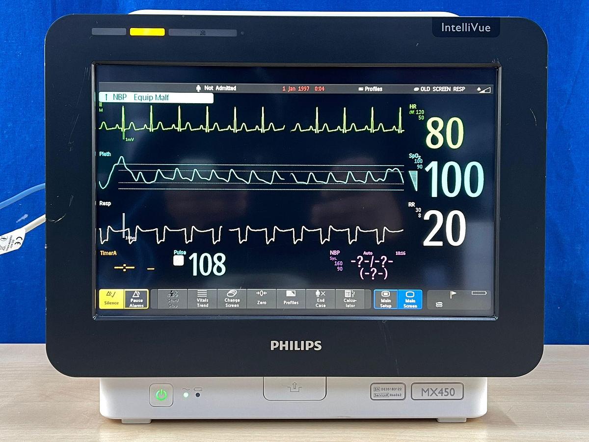 Used Philips IntelliVue MX 450 Patient Monitor REF-866062 YOM: 2018 
