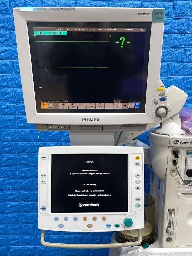 Used GE Aisys Anesthesia YOM