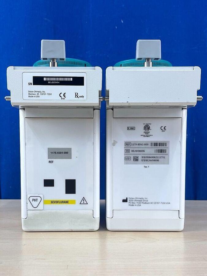 Used GE DATEX-OHMEDA Tec 7 Sevoflurane