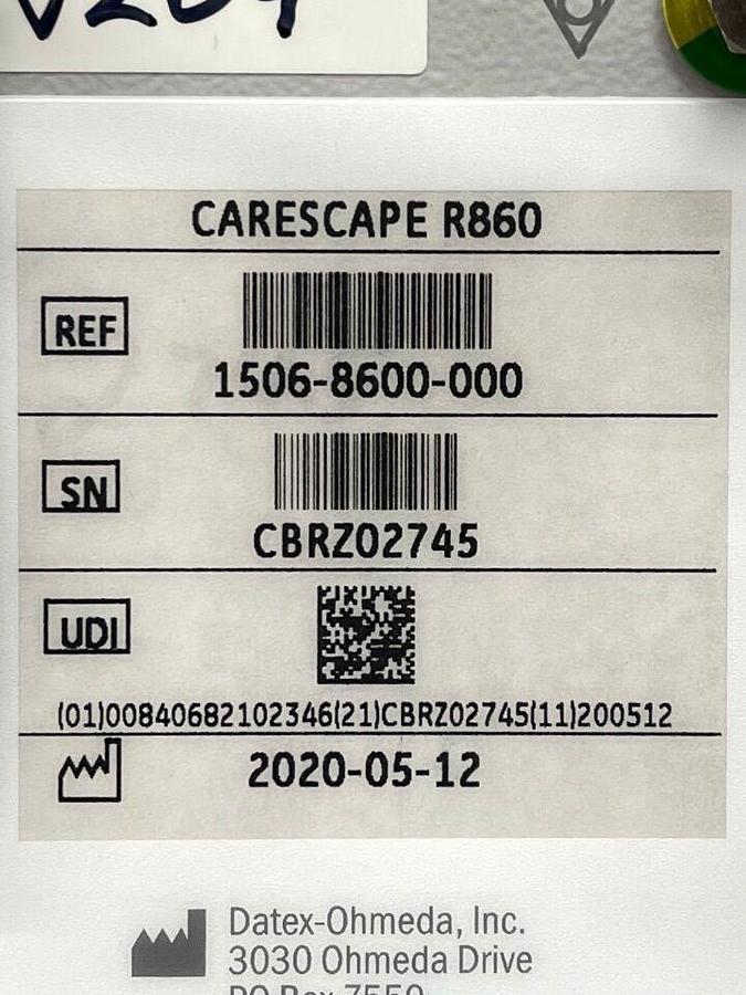 Used GE CaresCape R860 YOM