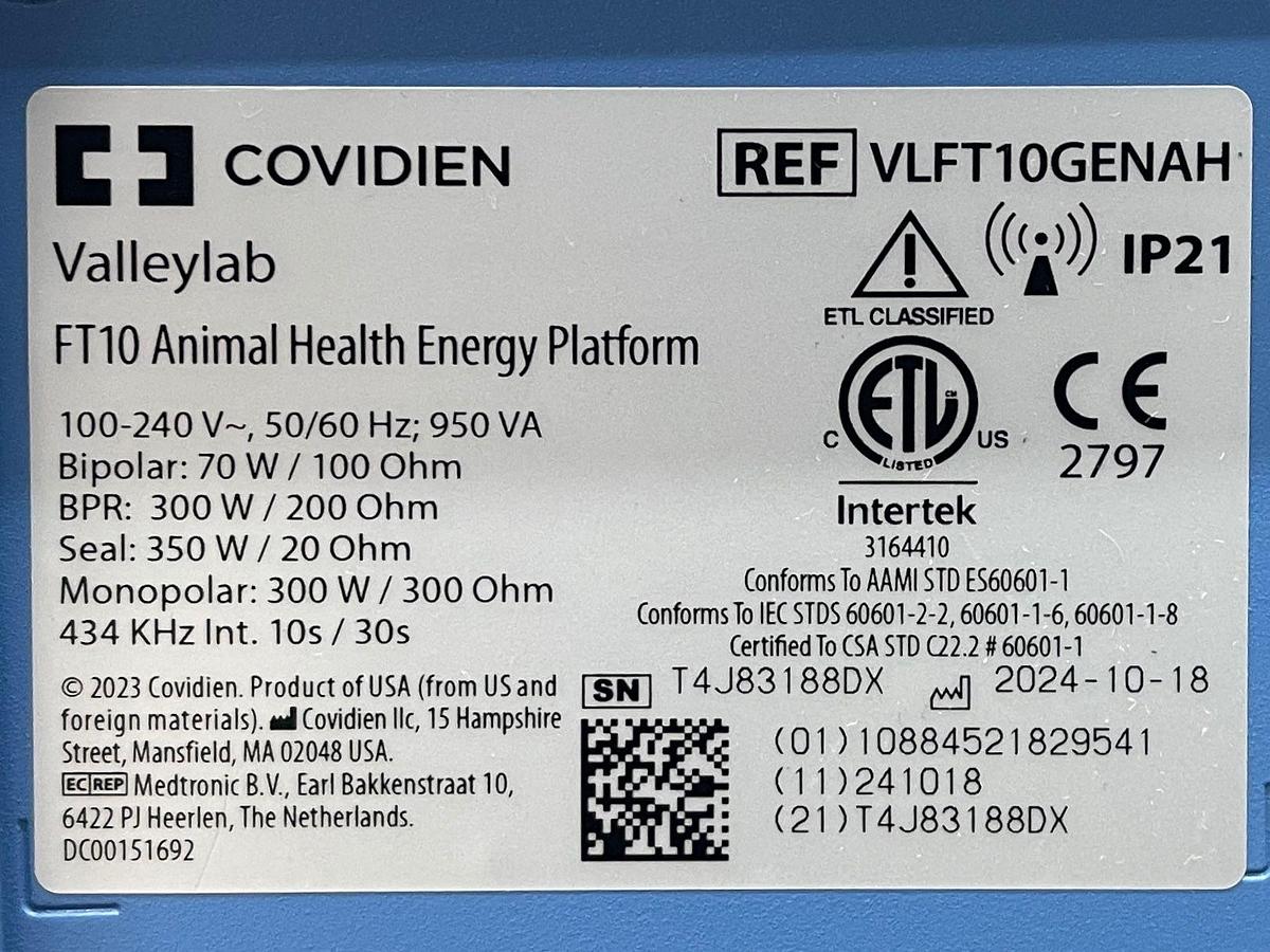 Covidien Valleylab FT 10 YOM: 2024