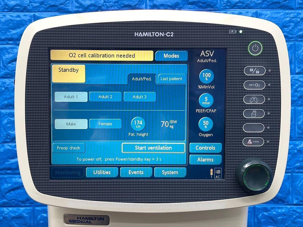 Used HAMILTON C2 Ventilator