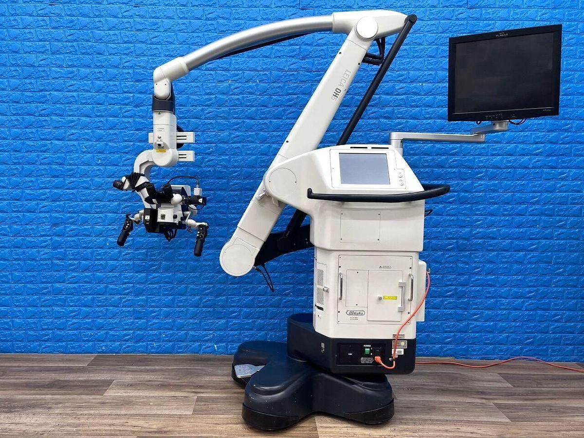 Used LEICA M720 OH5 Neuro Spinal Surgical Fluorescence Microscope