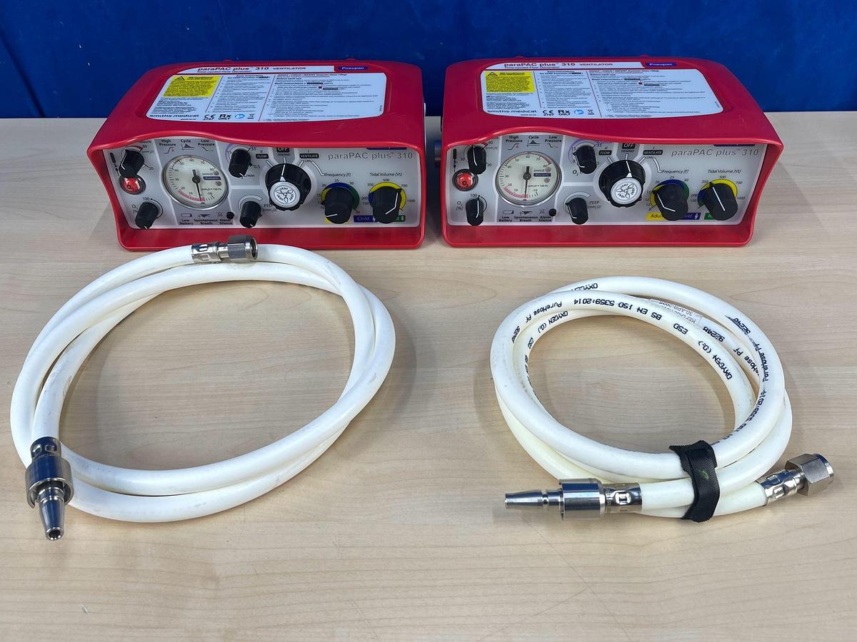 Pneupac Smiths ParaPac Plus 310 Ventilator YOM: 2020