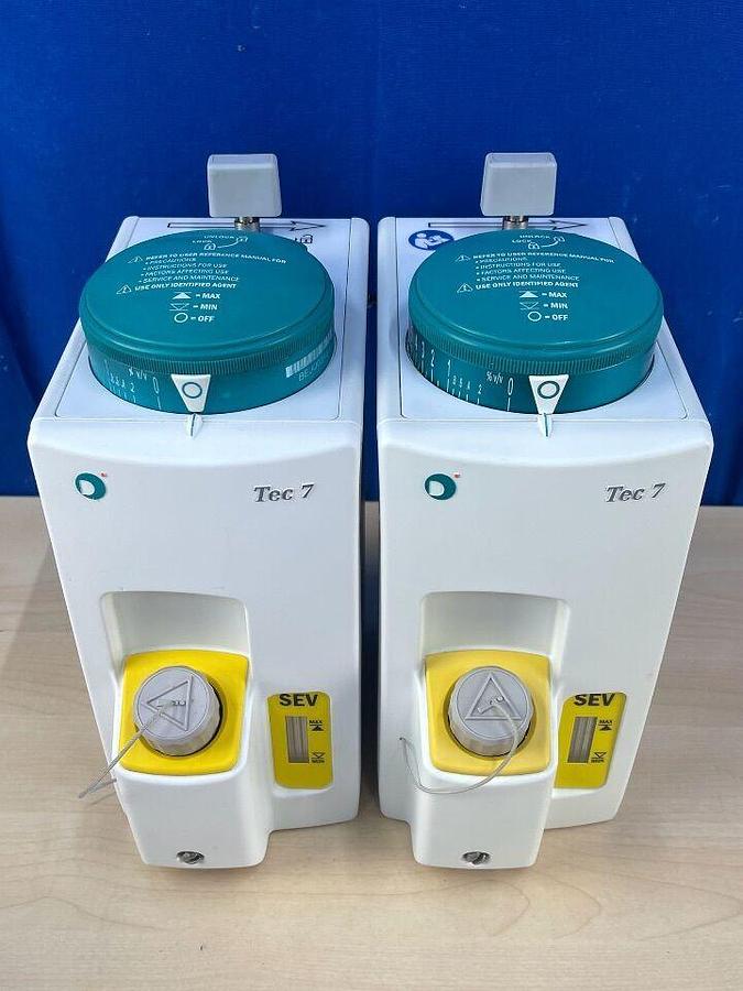 Used GE DATEX-OHMEDA Tec 7 Sevoflurane