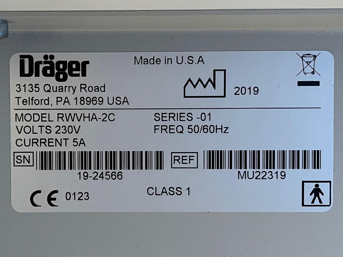 Used Dräger Resuscitaire YOM: 2019 