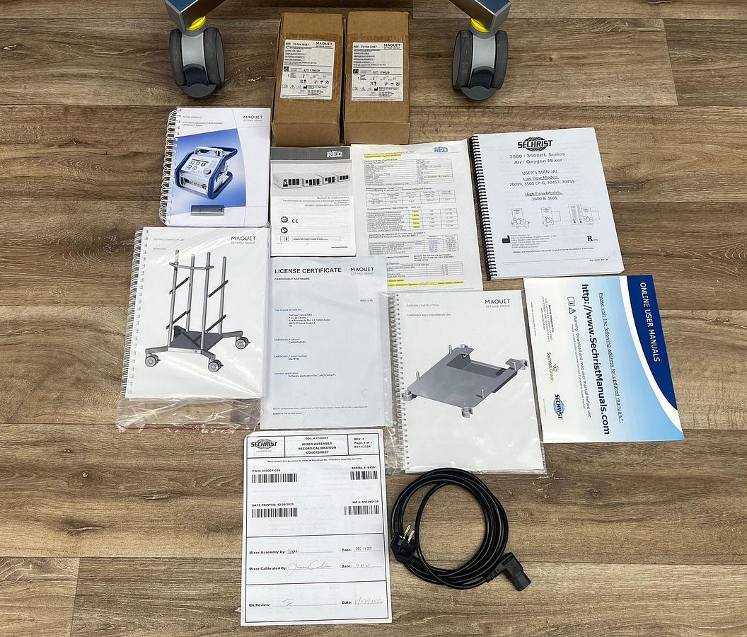 Used Maquet Cardiohelp Pump with Hico Variotherm 550 YOM: 2022 