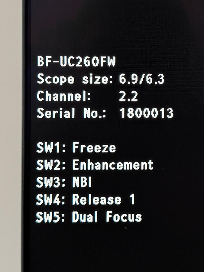 Used Olympus Scope Model: BF-UC260FW